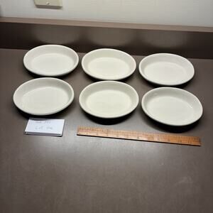Hall Pottery 701 Set of 6 Individual Restaurant Quality Oval Casseroles LOT ONE
